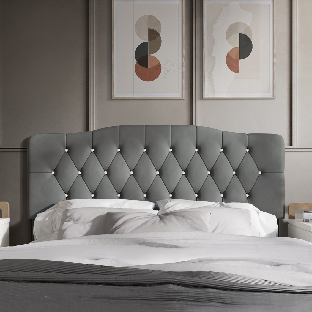 Grissom Gray Full Headboard - Thumbnail - Image 2