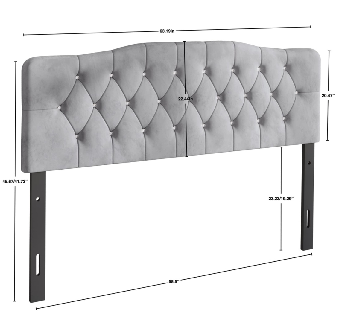 Grissom Silver Queen Headboard - Thumbnail - Image 4