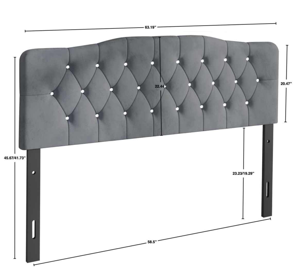 Grissom Gray Queen Headboard - Thumbnail - Image 4