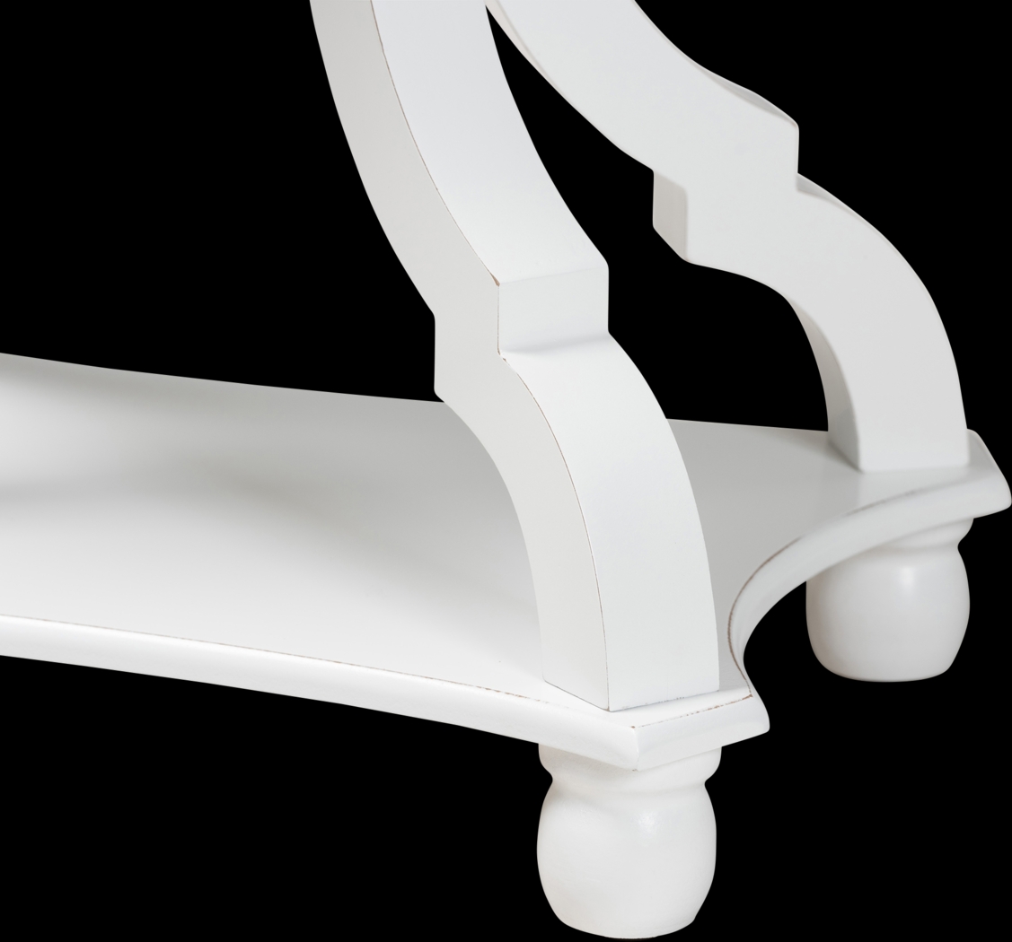 Grognet White End Table - Thumbnail - Image 4