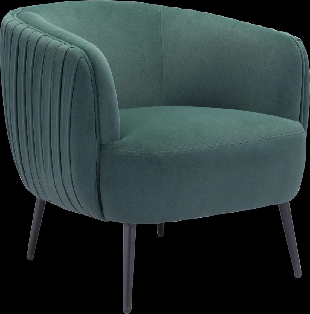 Gronland Green Accent Chair - Thumbnail - Image 1