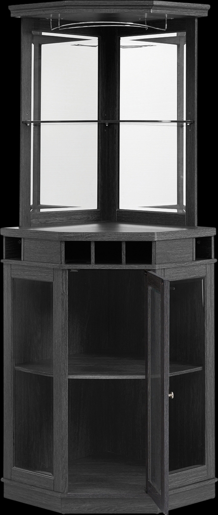 Grooveland Black Bar Cabinet - Thumbnail - Image 2