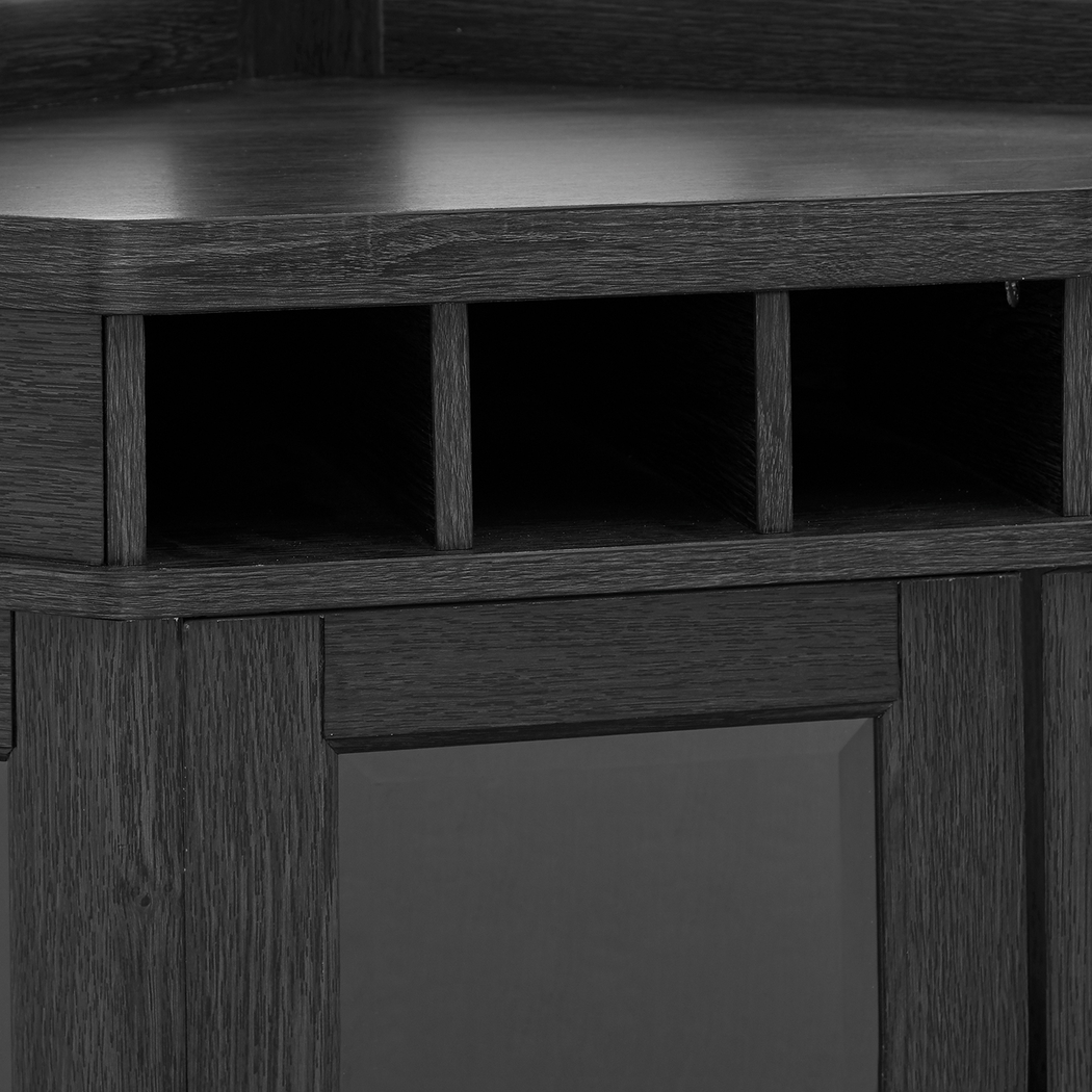 Grooveland Black Bar Cabinet - Thumbnail - Image 5