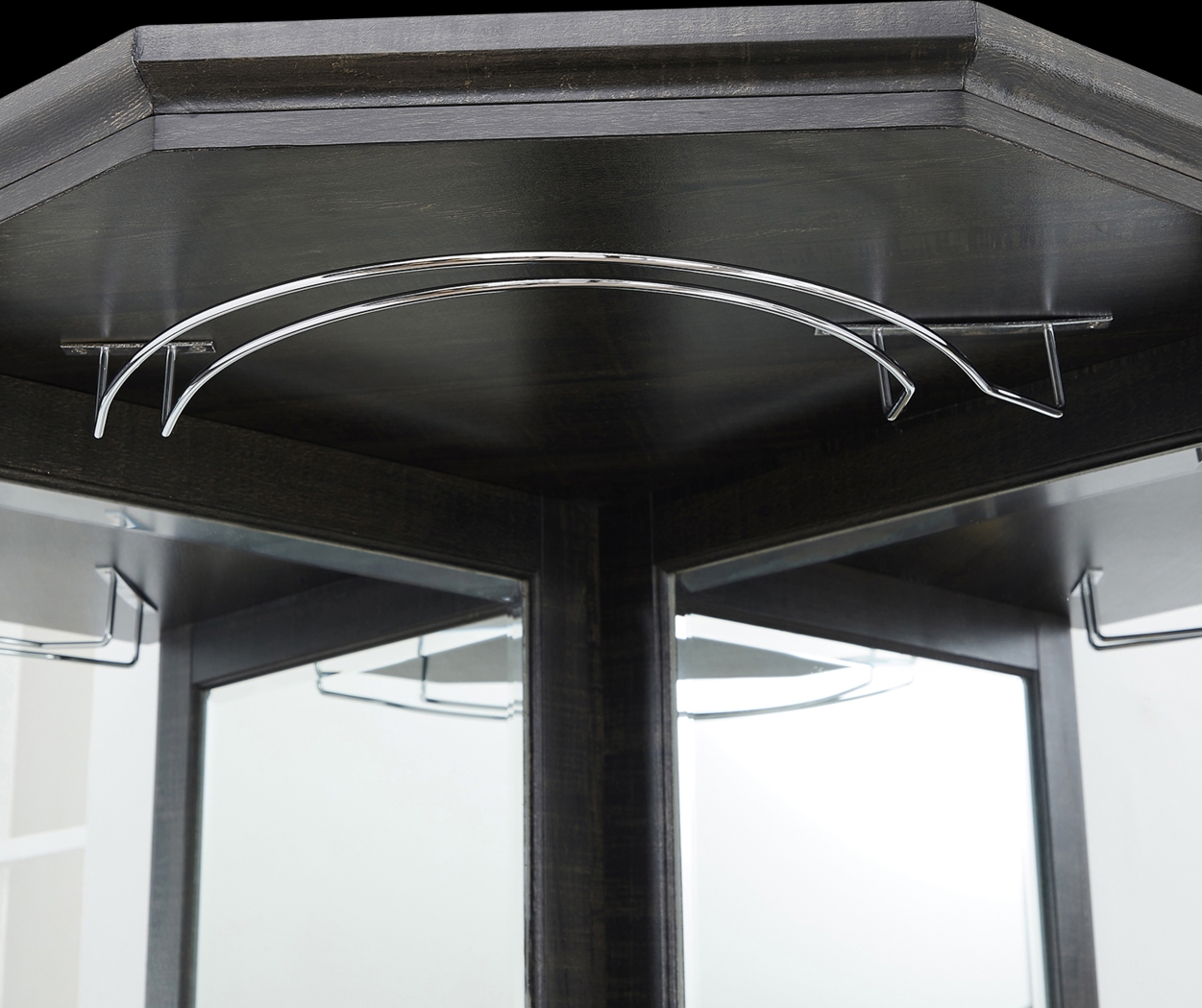 Grooveland Charcoal Bar Cabinet - Thumbnail - Image 7