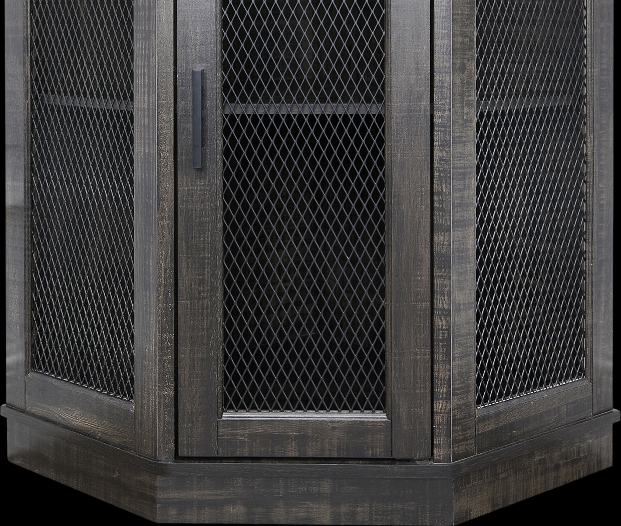 Grooveland Charcoal Bar Cabinet - Thumbnail - Image 8