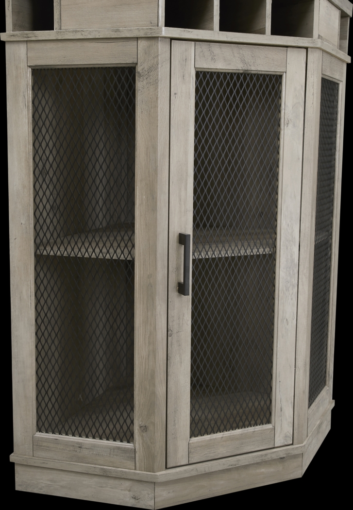 Grooveland Gray Bar Cabinet - Thumbnail - Image 5