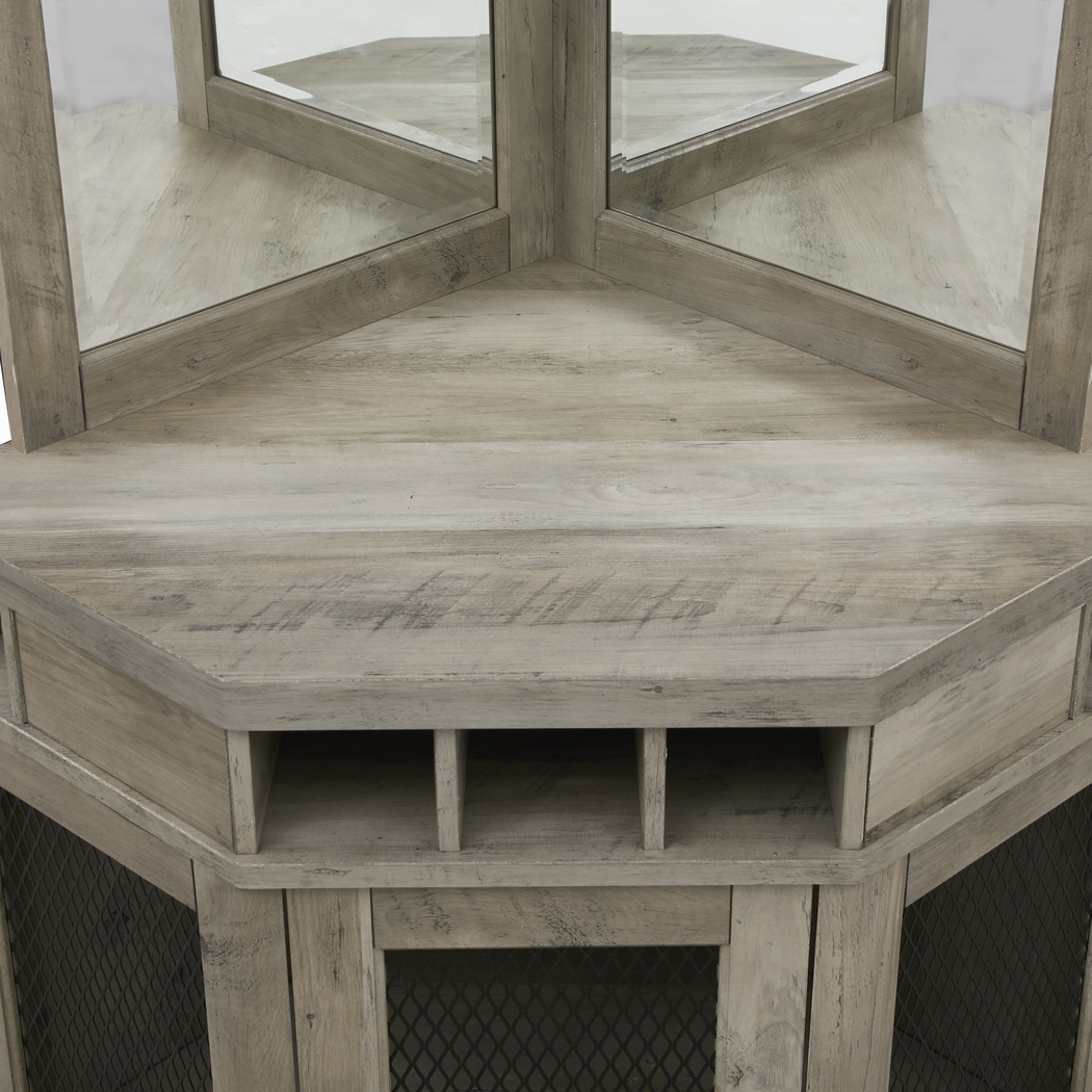 Grooveland Gray Bar Cabinet - Thumbnail - Image 8