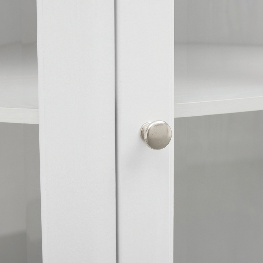 Grooveland White Bar Cabinet - Thumbnail - Image 6