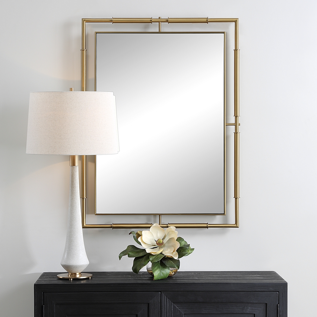 Grortir Gold Wall Mirror - Thumbnail - Image 3