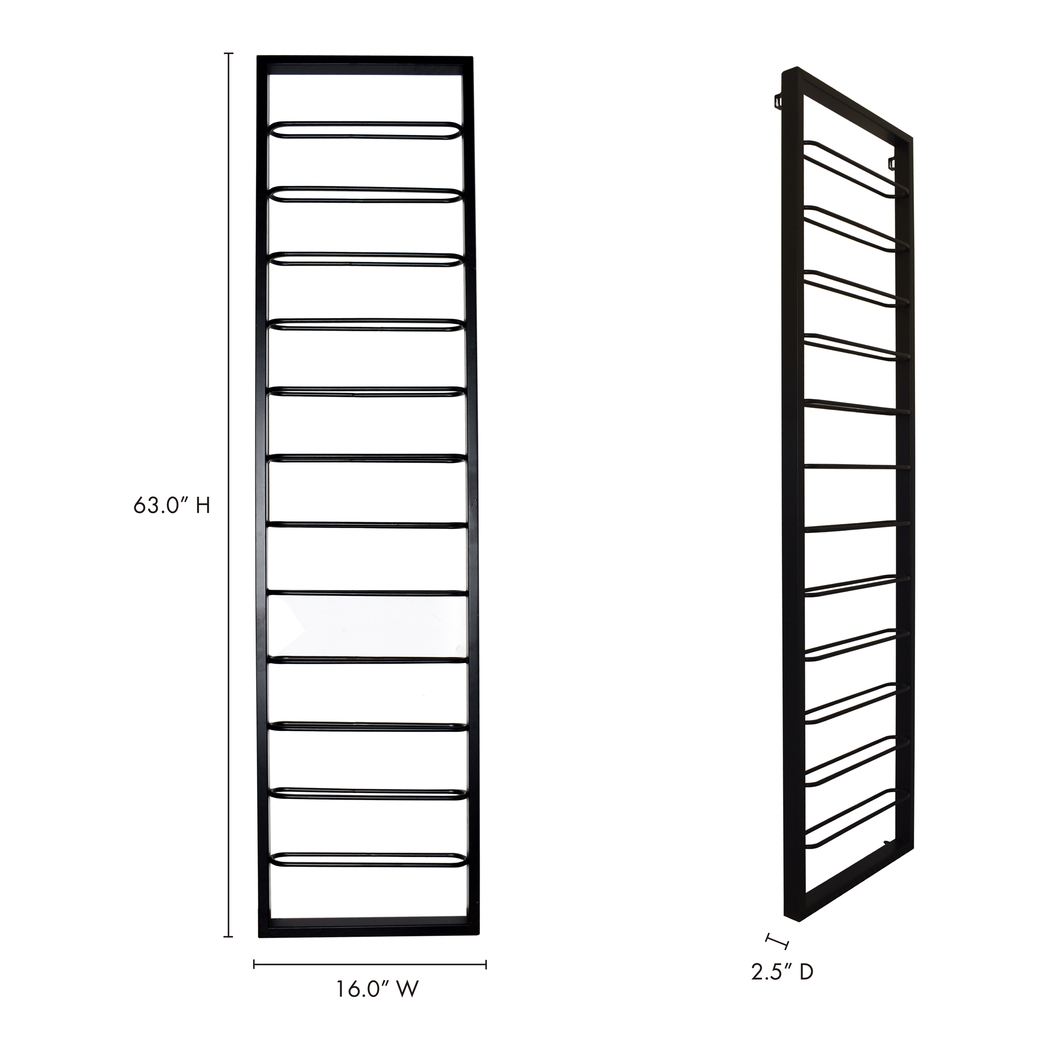 Groton Black Wine Rack - Thumbnail - Image 6