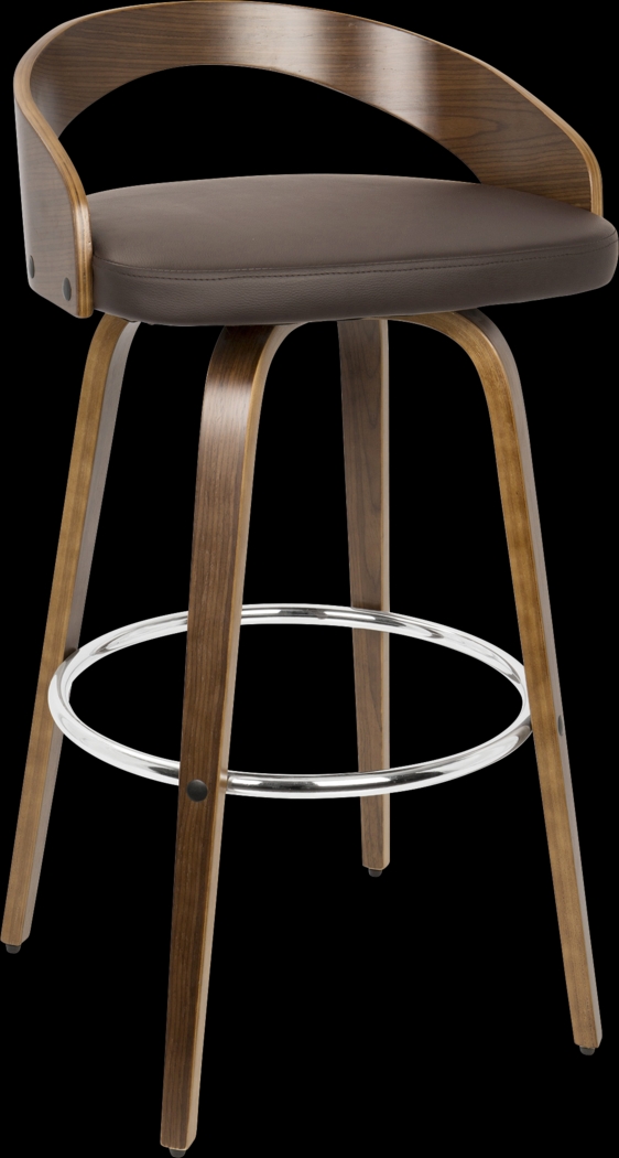 Grotto Brown Barstool - Thumbnail - Image 1