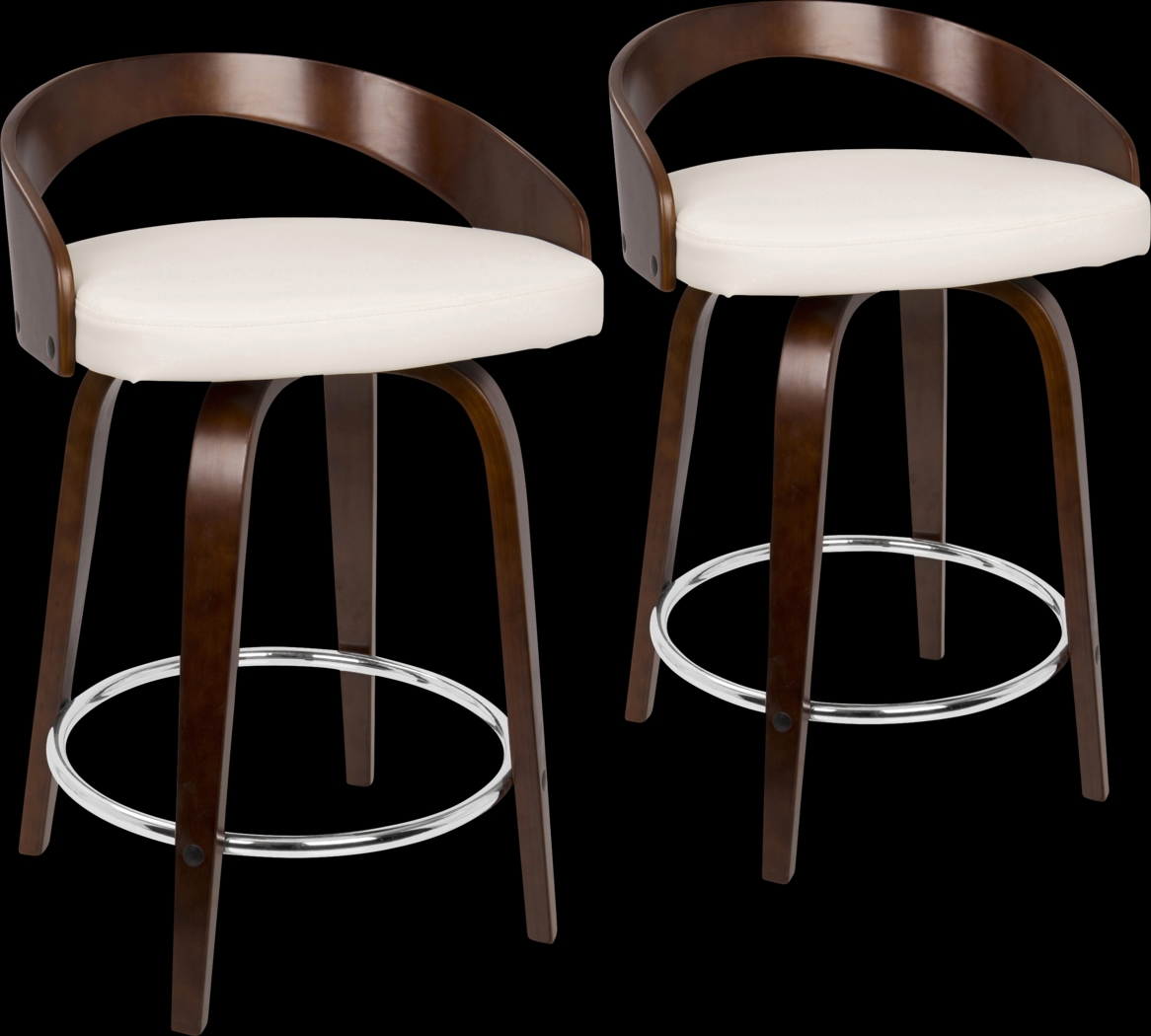 Grotto Cherry Counter Height Stool (Set of 2) - Thumbnail - Image 1