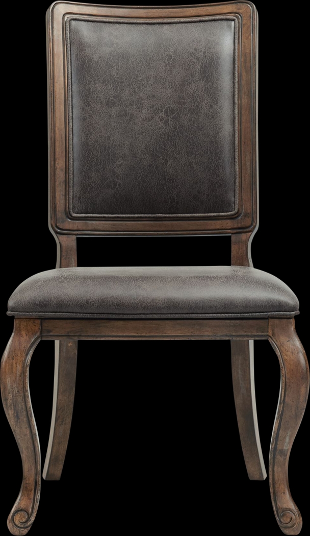 Grottogate Walnut Side Chair, Set of 2 - Thumbnail - Image 4