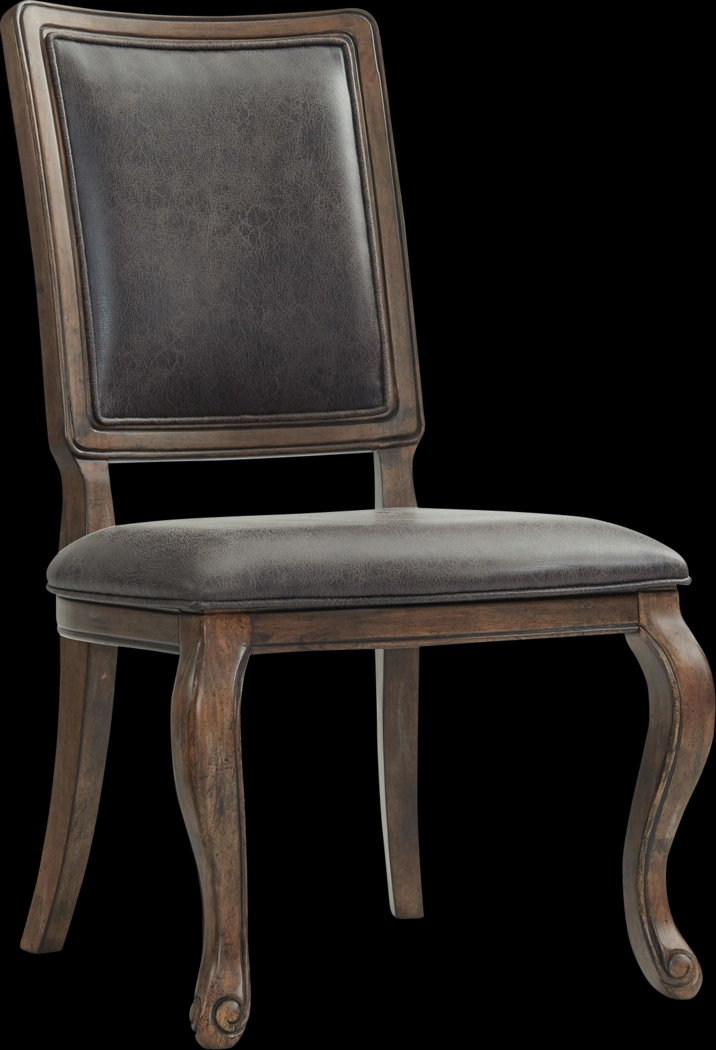 Grottogate Walnut Side Chair, Set of 2 - Thumbnail - Image 10