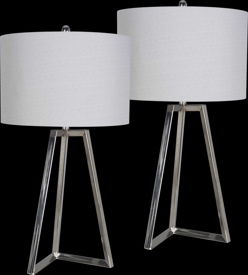 Grovedale Silver Lamp, Set of 2 - Thumbnail - Image 1