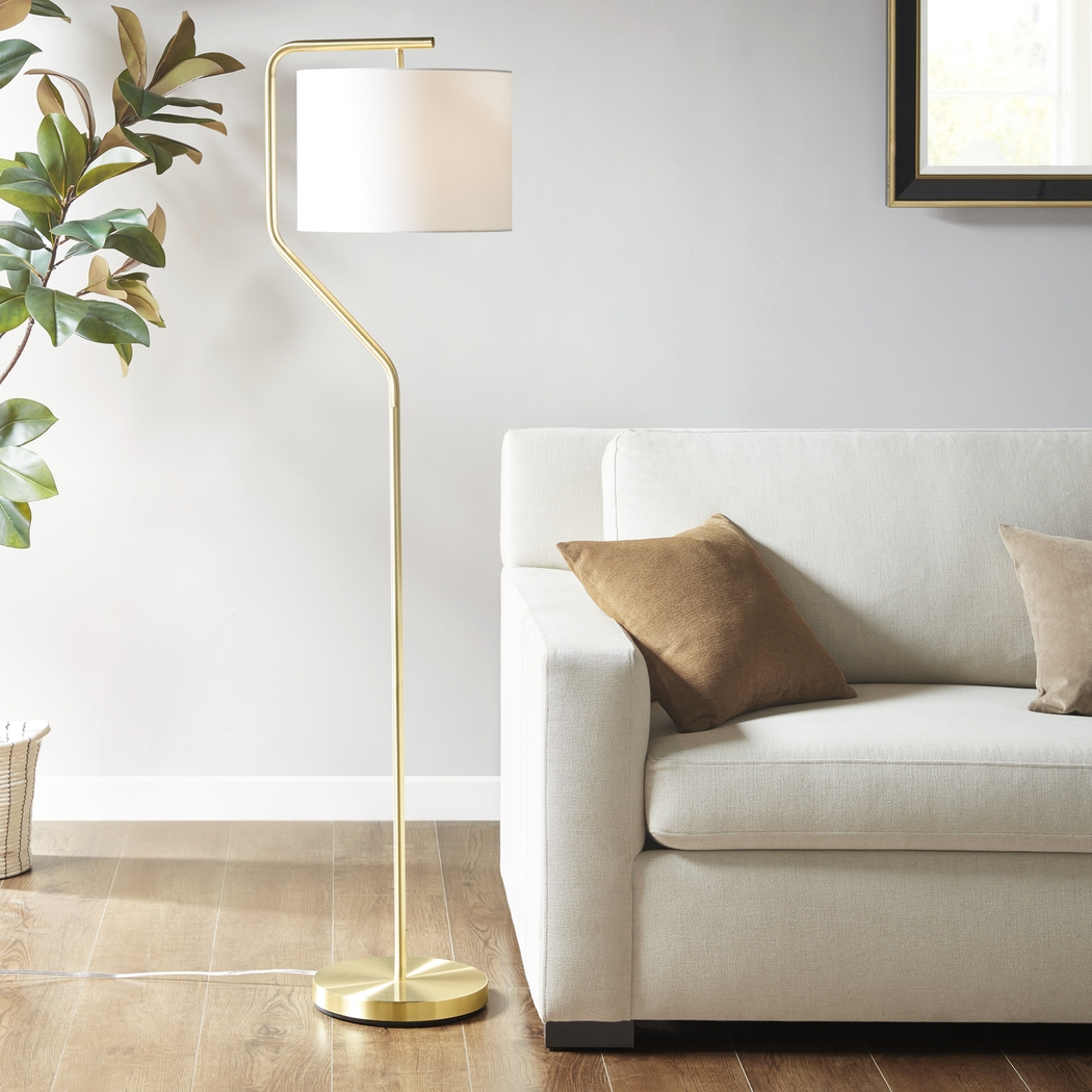 Groze Alley Gold Floor Lamp - Thumbnail - Image 8