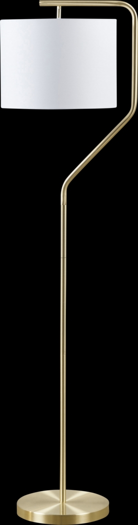 Groze Alley Gold Floor Lamp - Thumbnail - Image 1
