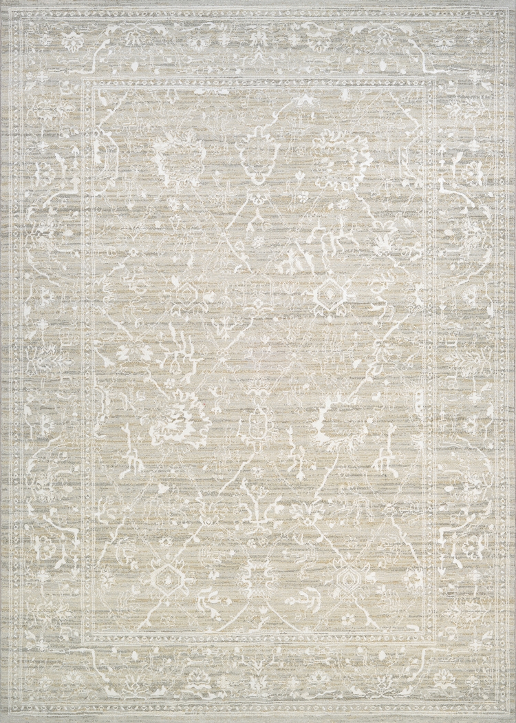Grubstake Beige 5'3 x 7'6 Rug - Thumbnail - Image 1