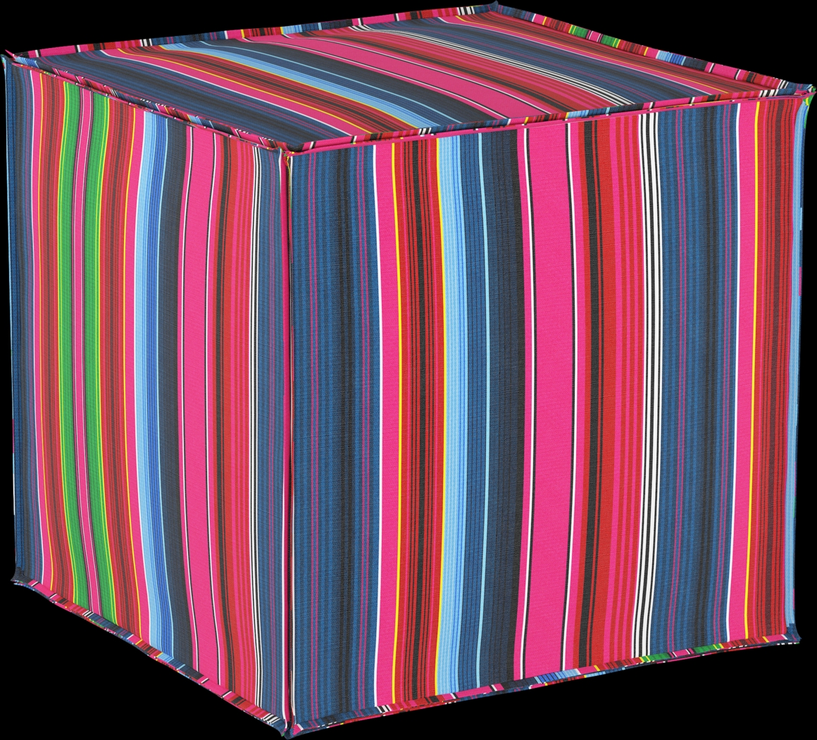 Guadiana Red Ottoman - Thumbnail - Image 1