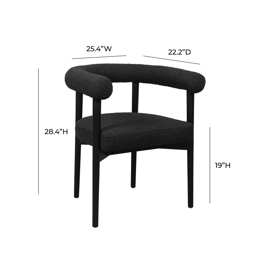 Guardino Black Arm Chair - Thumbnail - Image 6