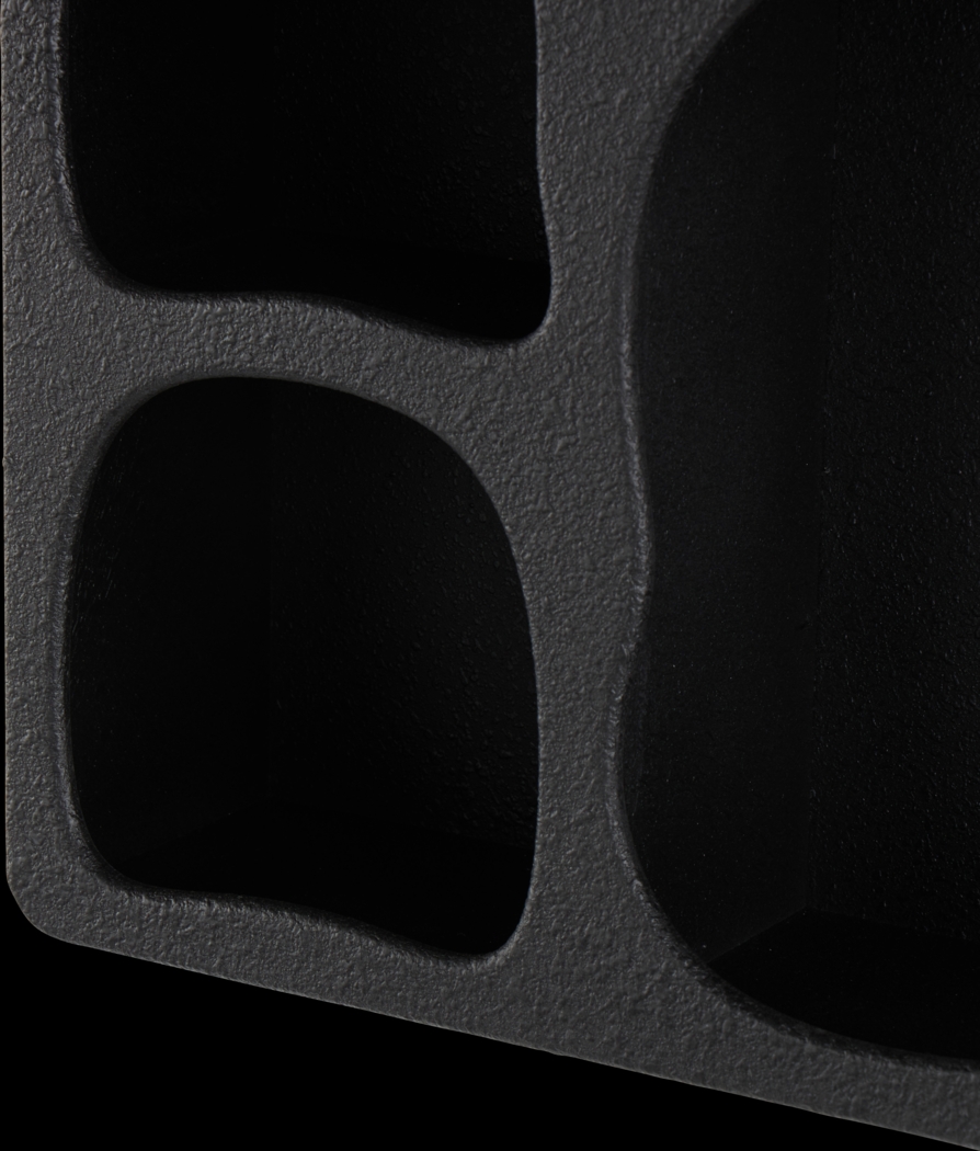 Gudin II Black Wall Shelf - Thumbnail - Image 3