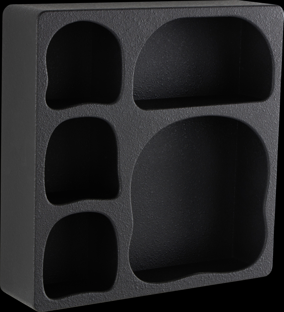 Gudin II Black Wall Shelf - Thumbnail - Image 6