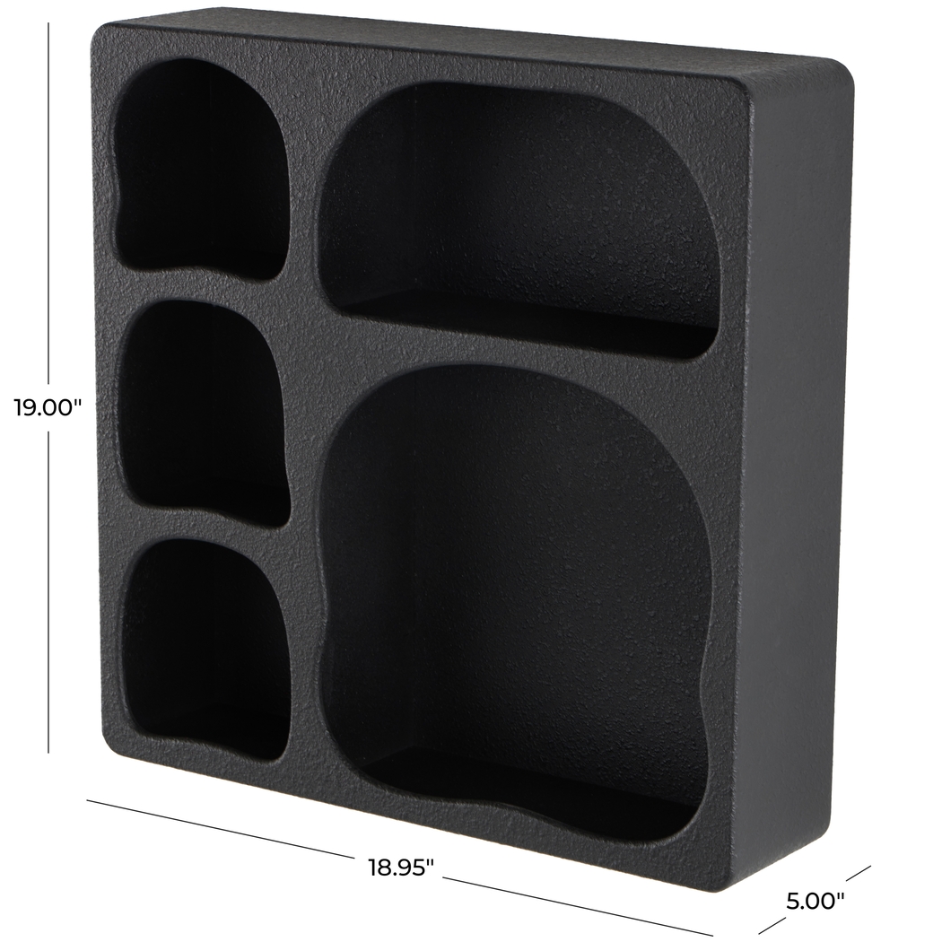 Gudin II Black Wall Shelf - Thumbnail - Image 7