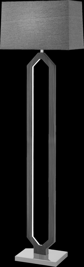 Guejito Gate Gray Floor Lamp - Thumbnail - Image 1