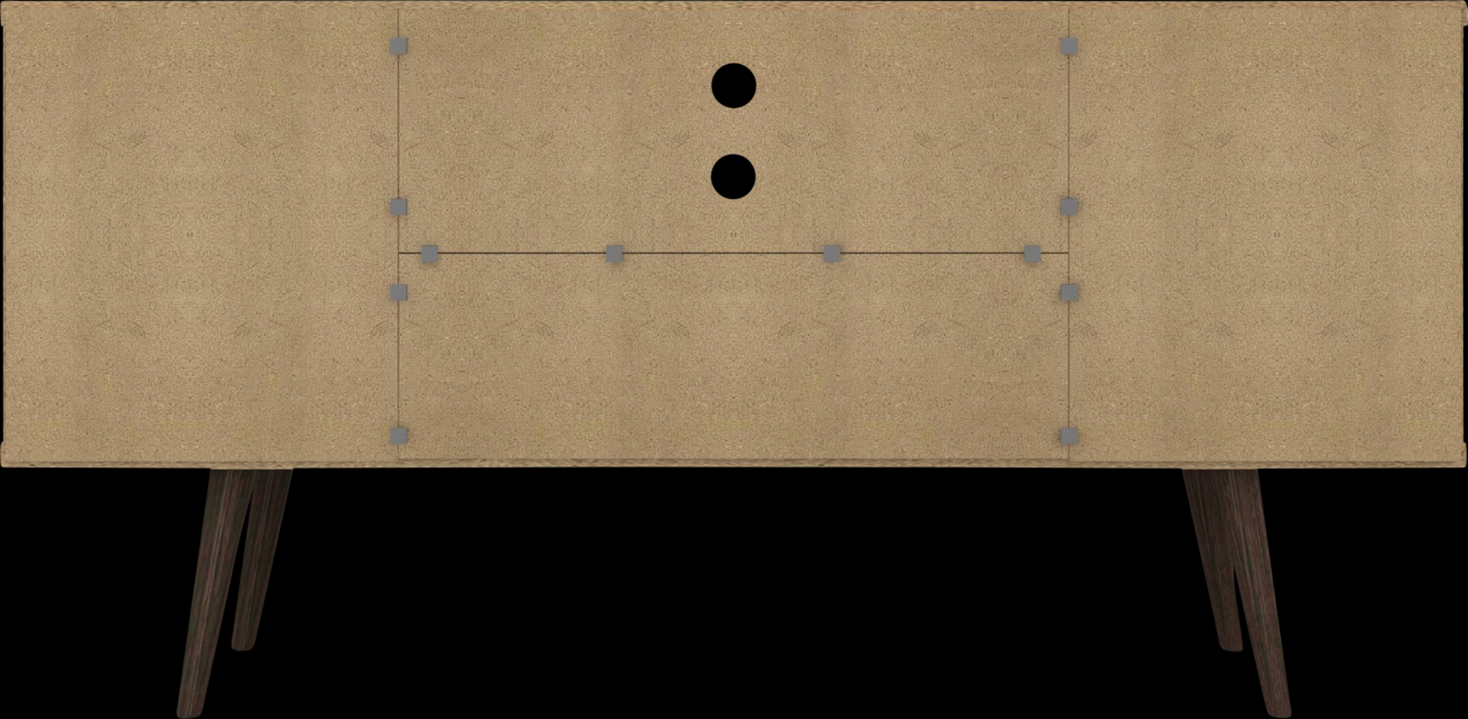 Guemes II White 53.5 in. Console - Thumbnail - Image 4