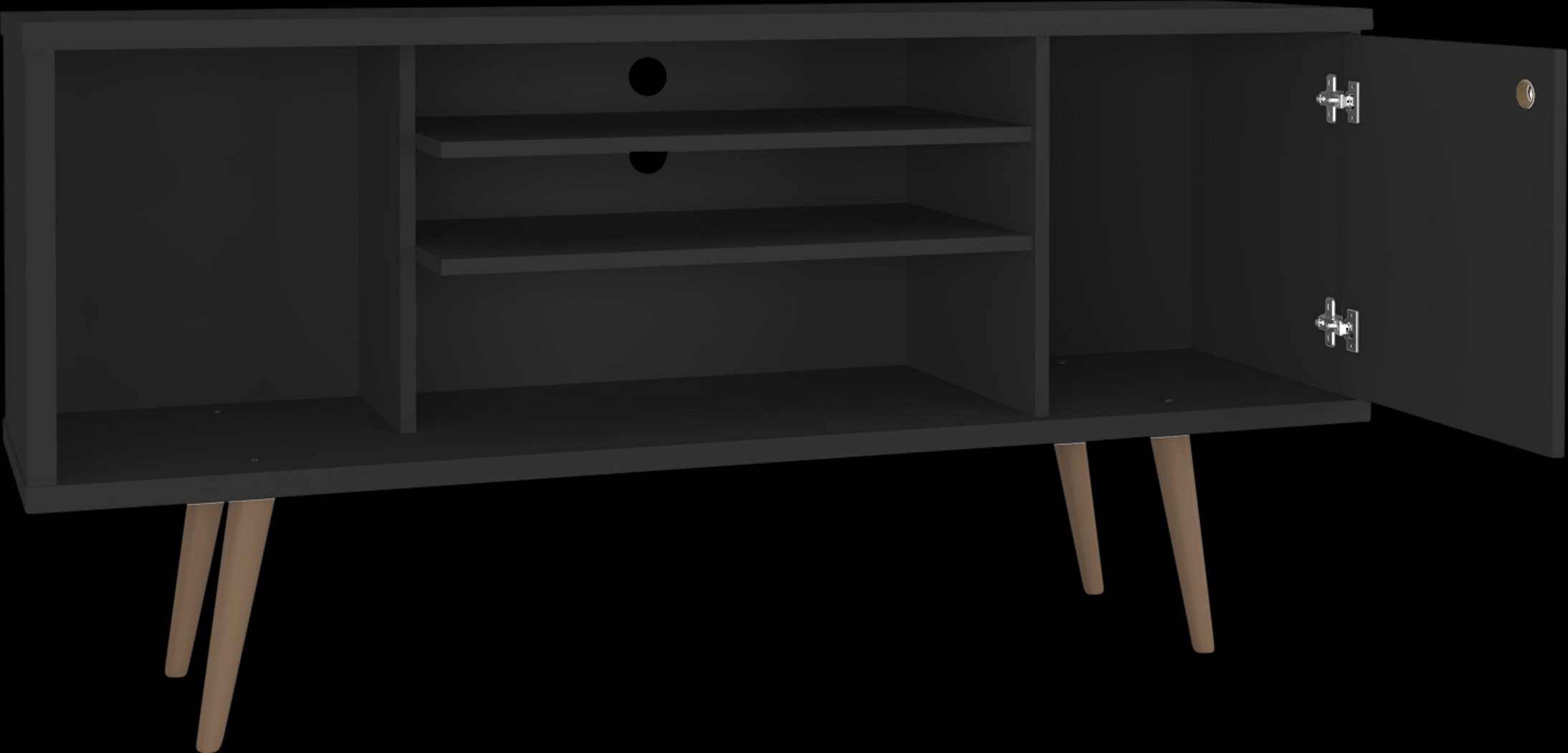 Guemes III Black 53.5 in. Console - Thumbnail - Image 4