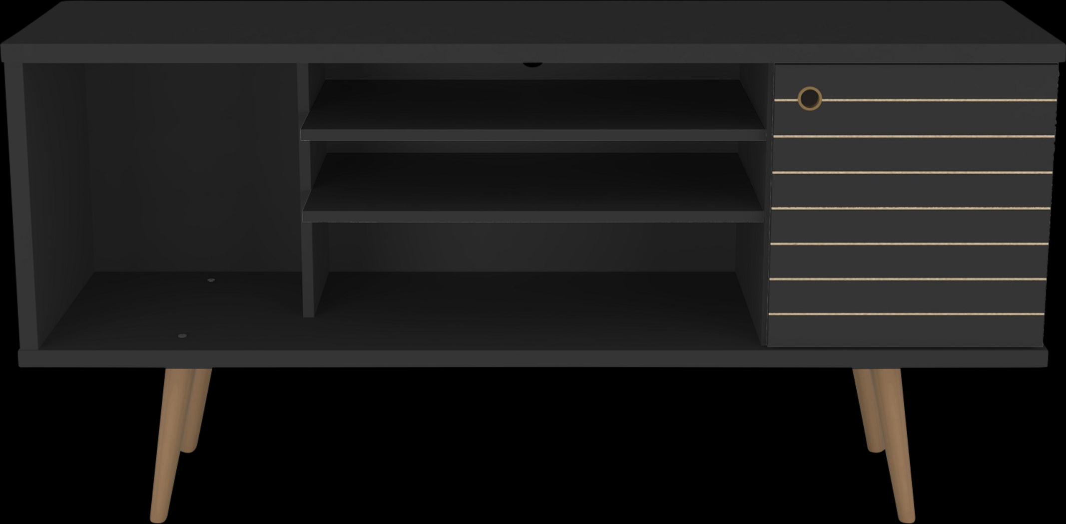 Guemes III Black 53.5 in. Console - Thumbnail - Image 6