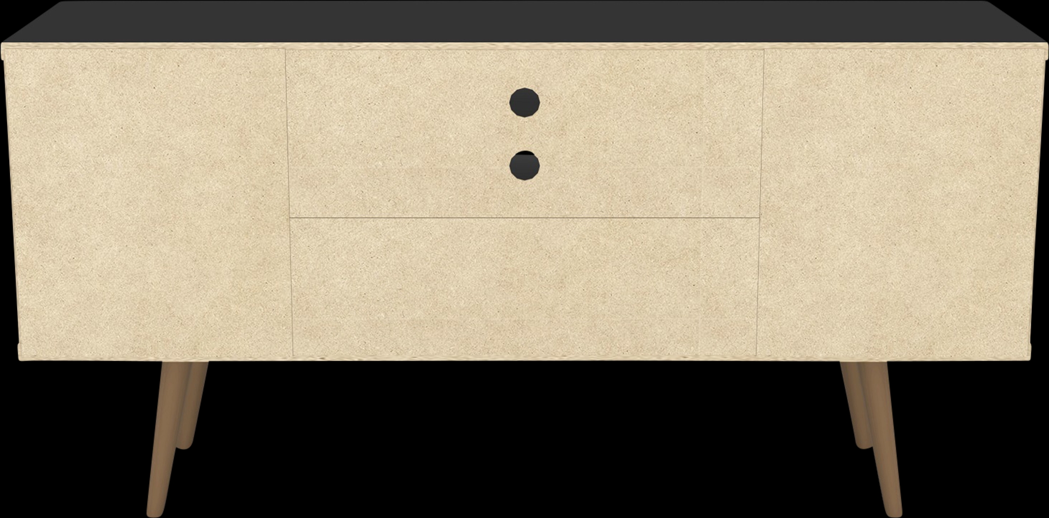 Guemes III Black 53.5 in. Console - Thumbnail - Image 7