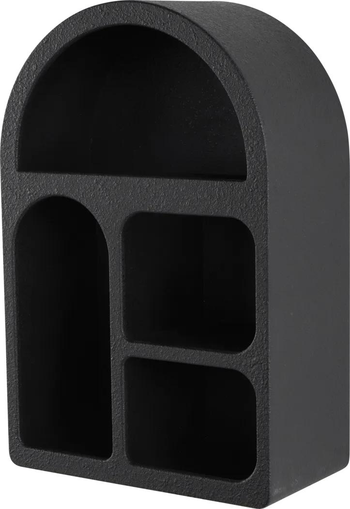 Guesi Black Wall Shelf - Thumbnail - Image 1