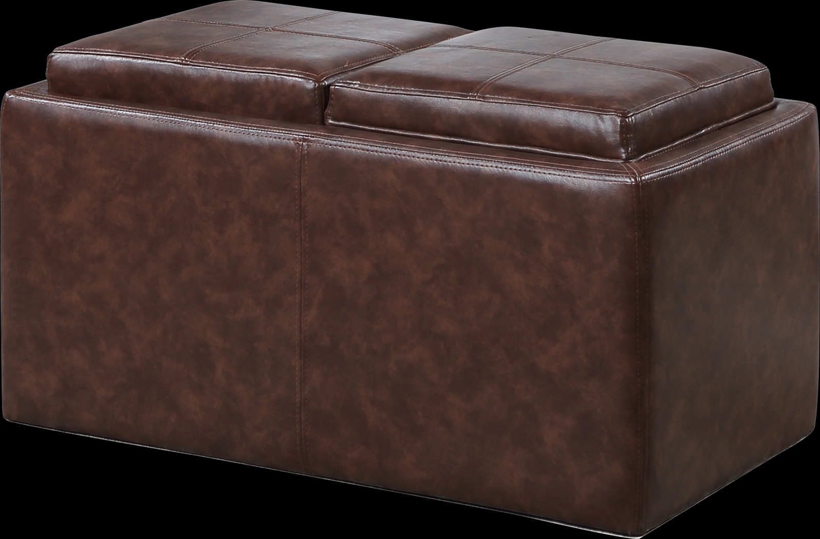 Guetlet Brown Storage Ottoman - Thumbnail - Image 1