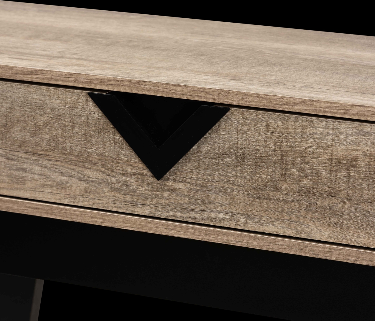 Guiford Light Brown 1-Drawer Console Table - Thumbnail - Image 5