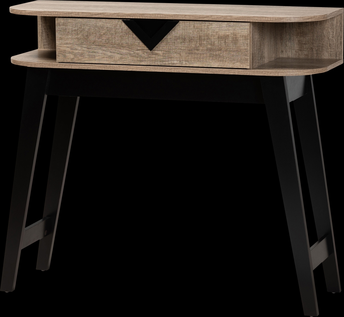 Guiford Light Brown 1-Drawer Console Table - Thumbnail - Image 1