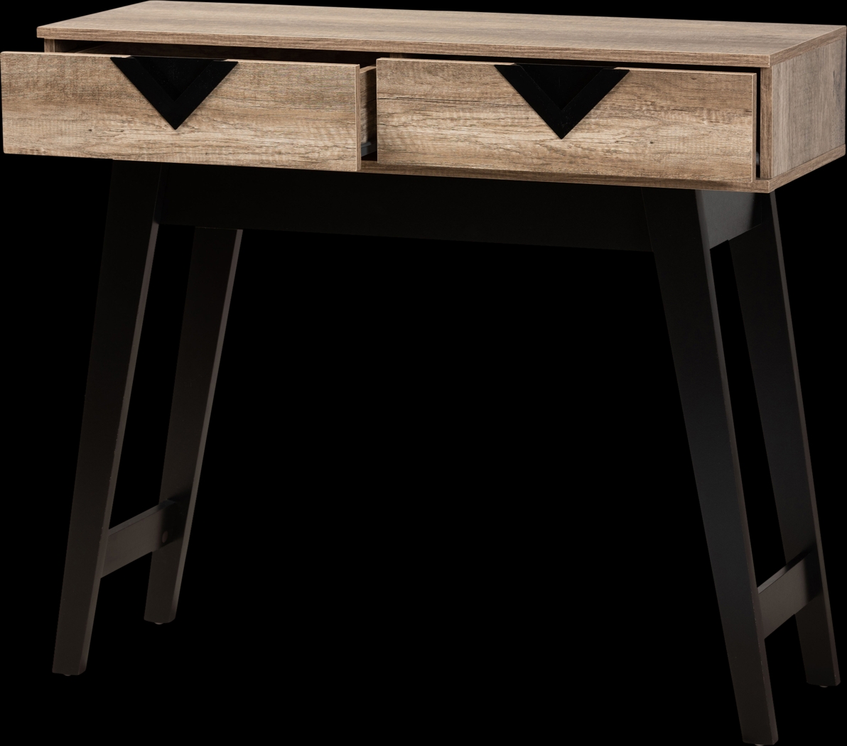 Guiford Light Brown 2-Drawer Console Table - Thumbnail - Image 2