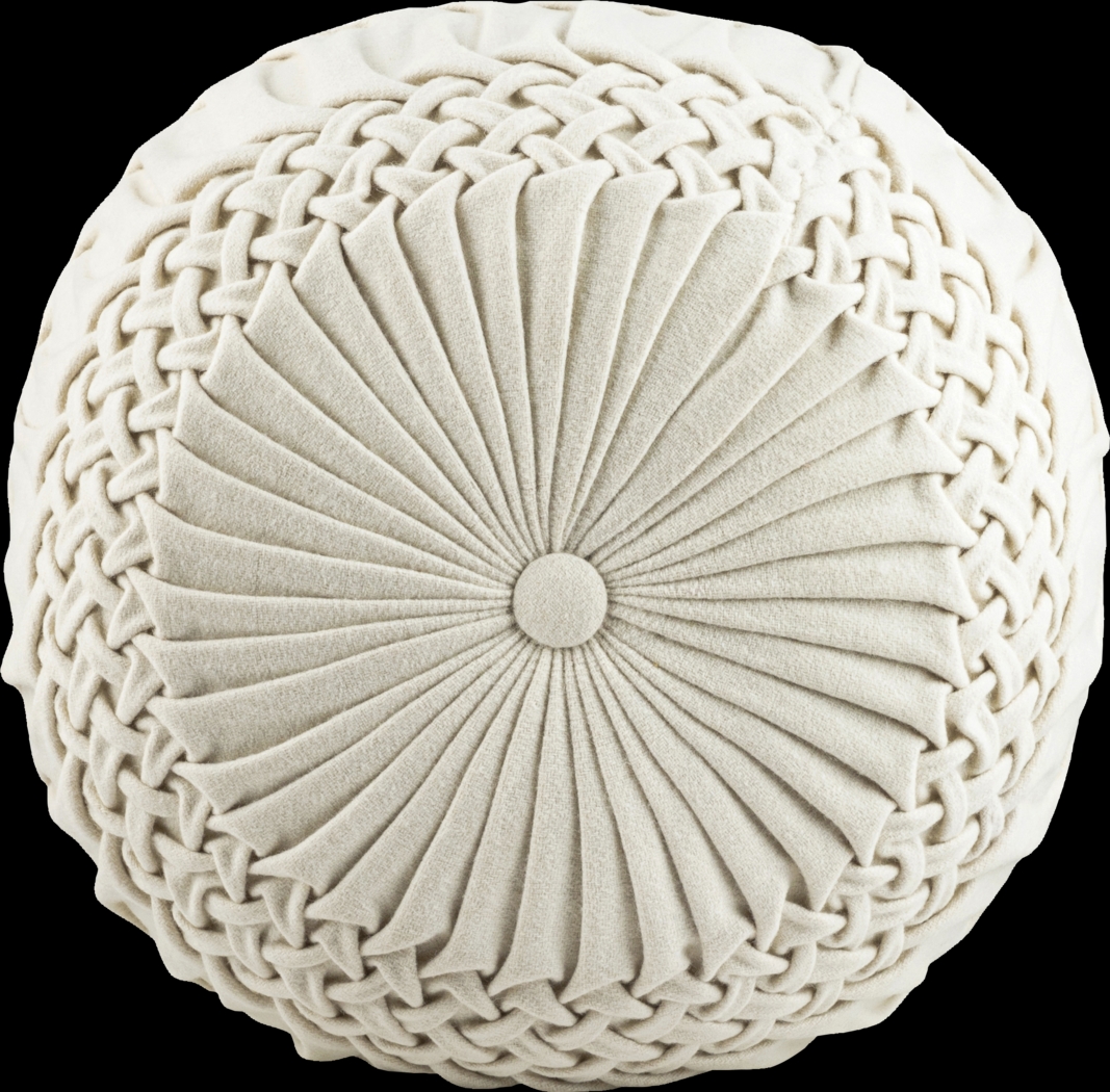 Guildwood Cream Ottoman - Thumbnail - Image 3