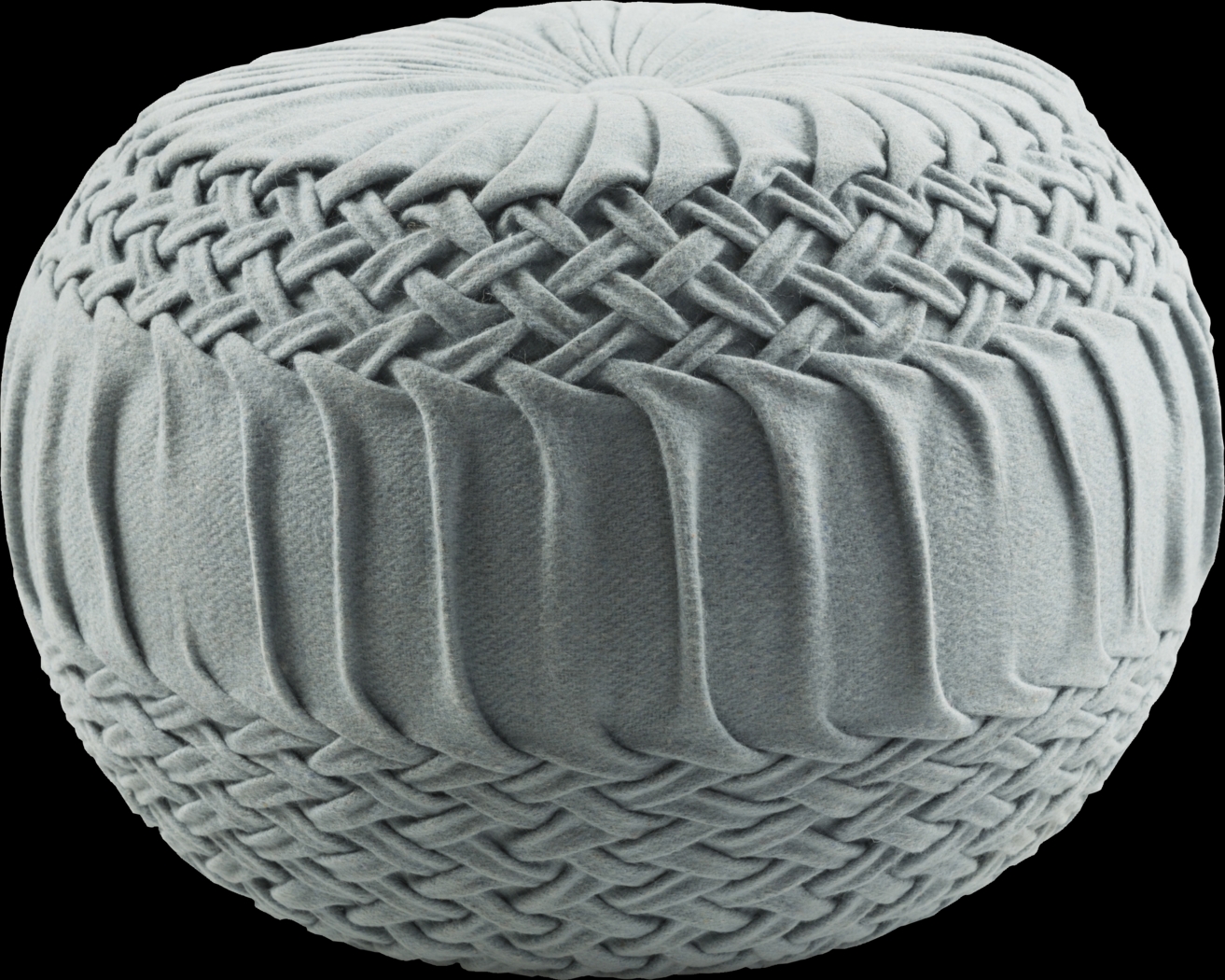 Guildwood Denim Ottoman - Thumbnail - Image 1