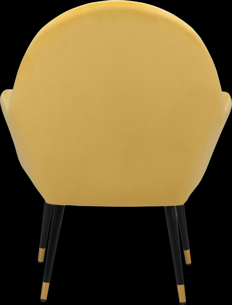 Guillemot Yellow Accent Chair - Thumbnail - Image 5