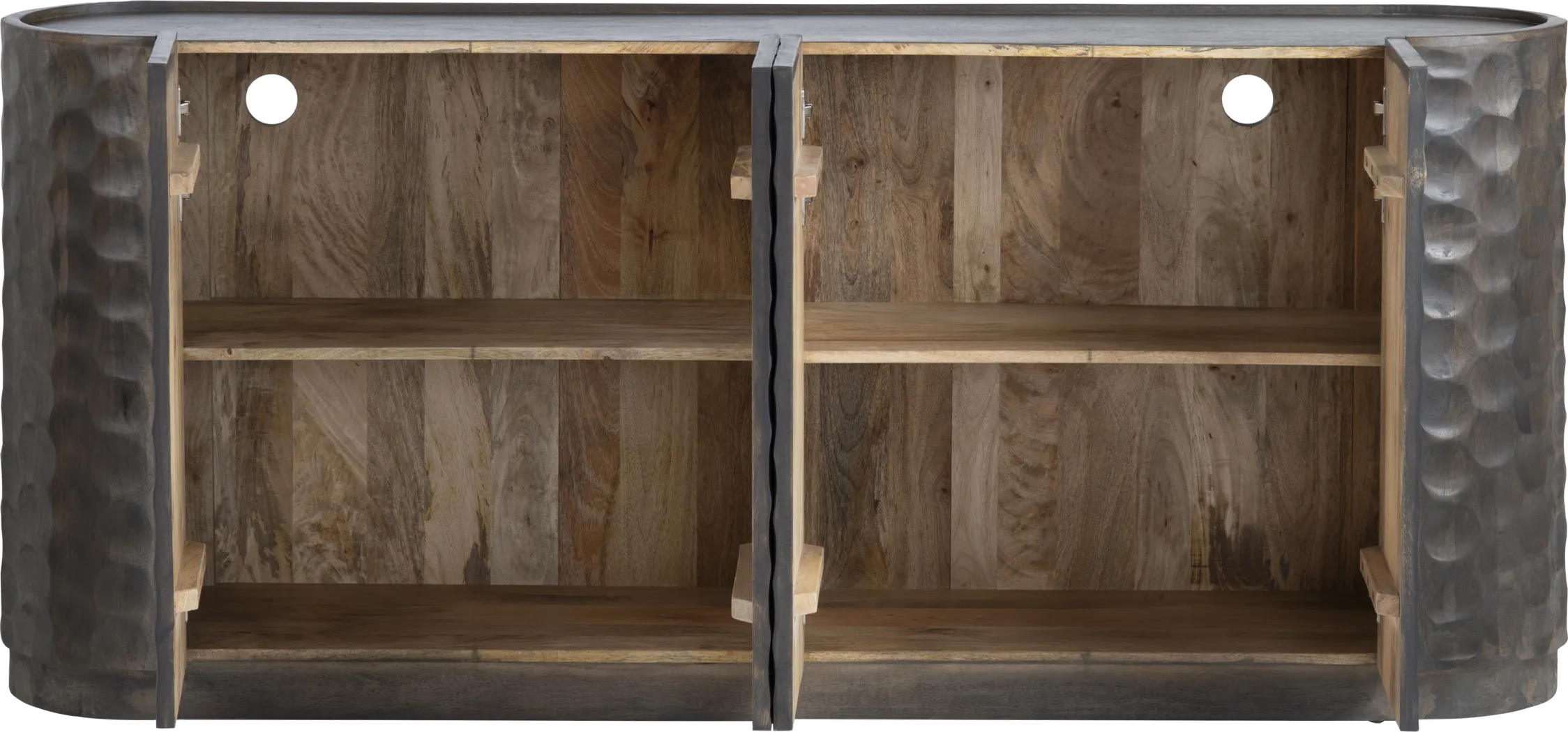 Guillory Dark Brown Credenza - Thumbnail - Image 2