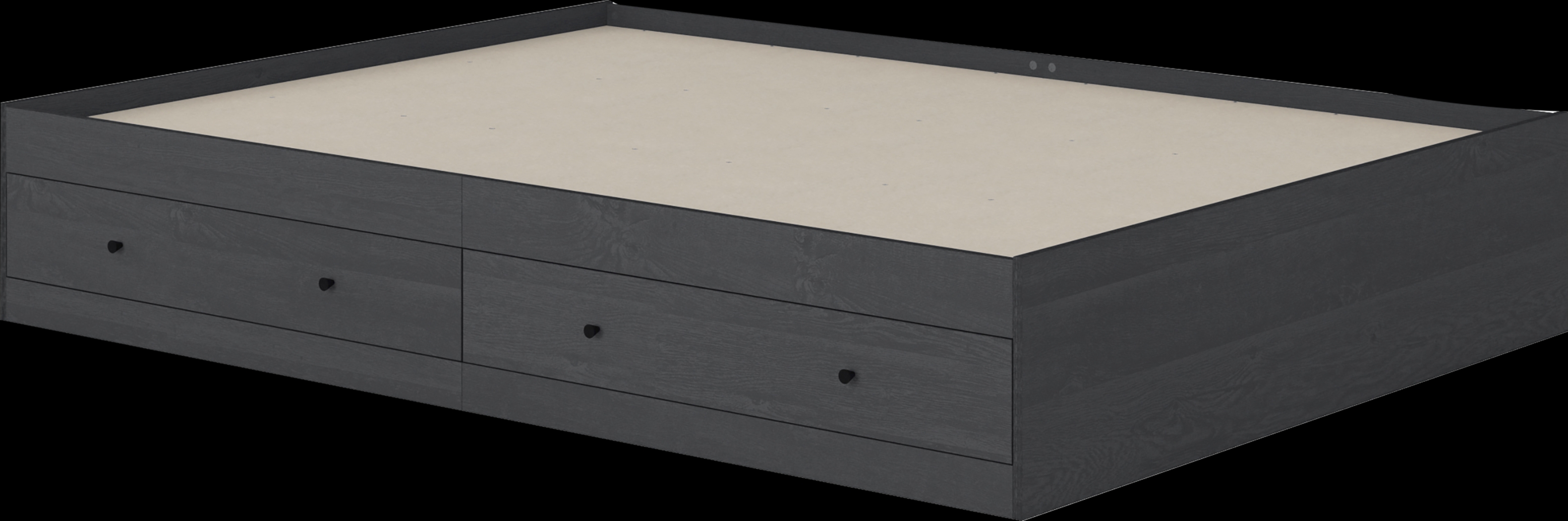 Guinn Black Queen Storage Bed - Thumbnail - Image 4