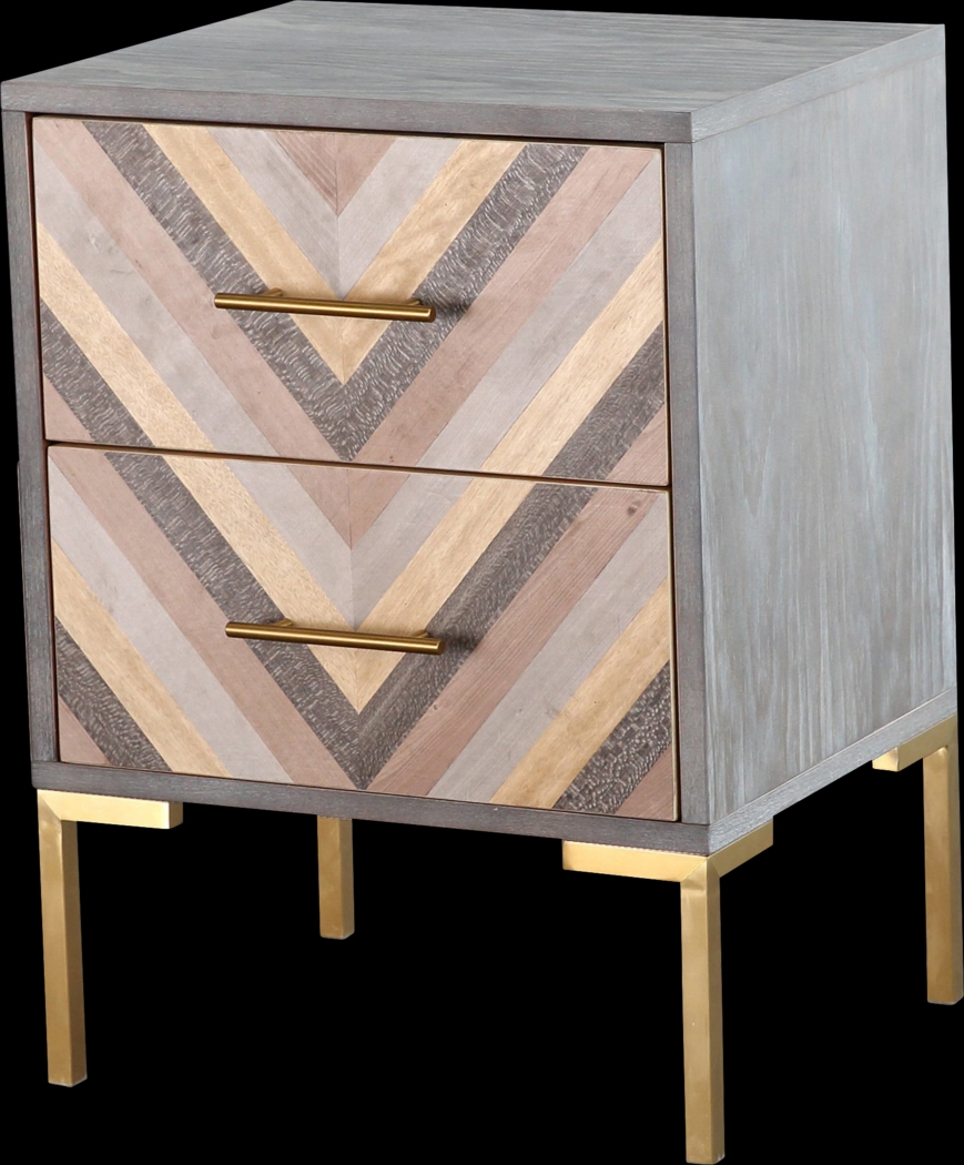 Guismo Gray Accent Cabinet - Thumbnail - Image 1
