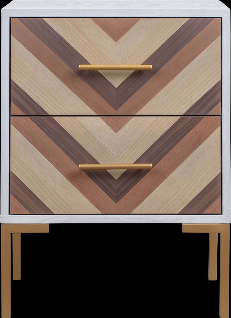 Guismo White Accent Cabinet - Thumbnail - Image 2