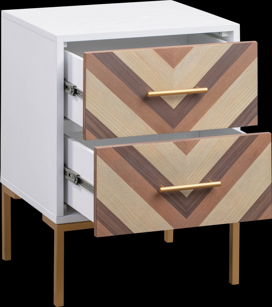 Guismo White Accent Cabinet - Thumbnail - Image 3