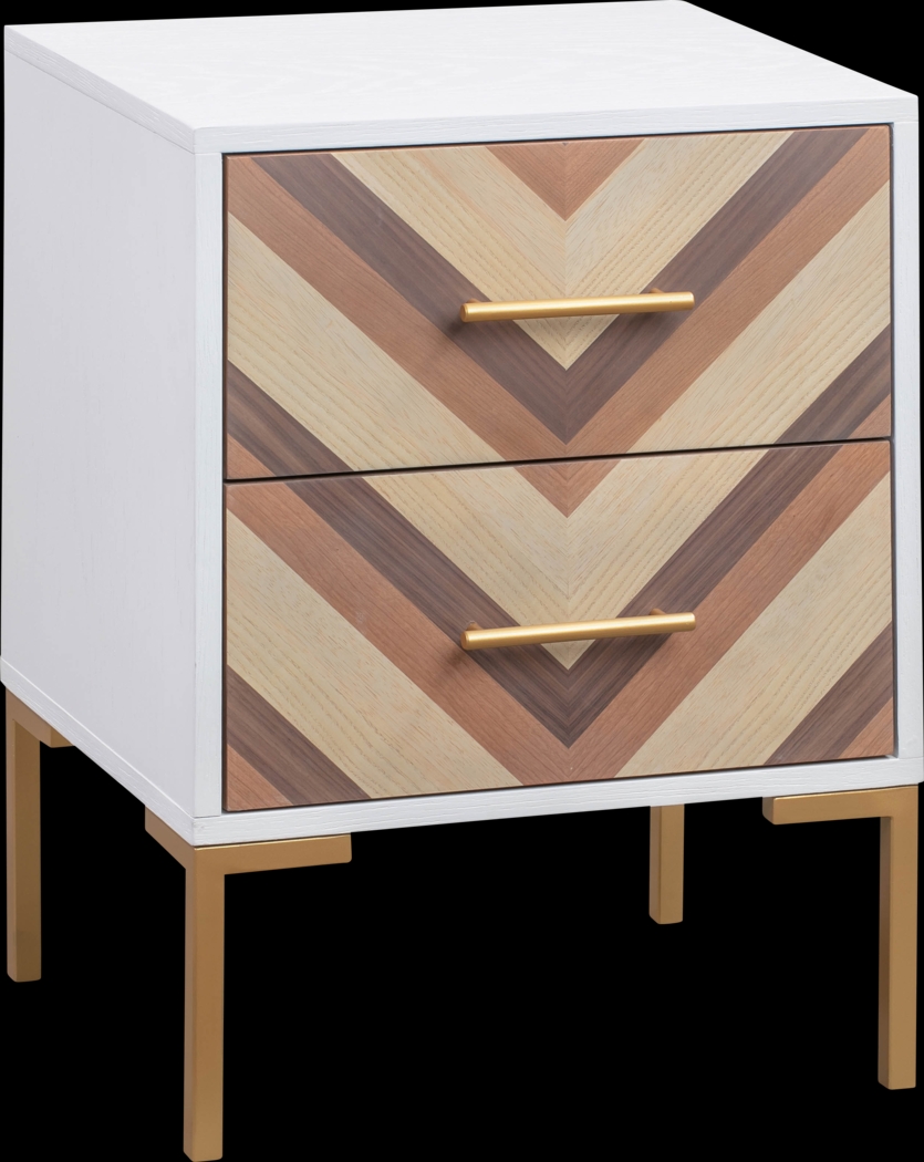 Guismo White Accent Cabinet - Thumbnail - Image 1