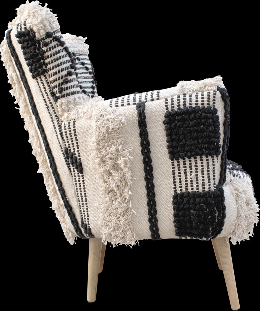 Gulkana White Accent Chair - Thumbnail - Image 3