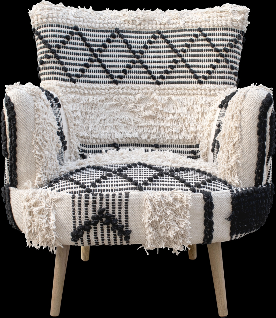 Gulkana White Accent Chair - Thumbnail - Image 4