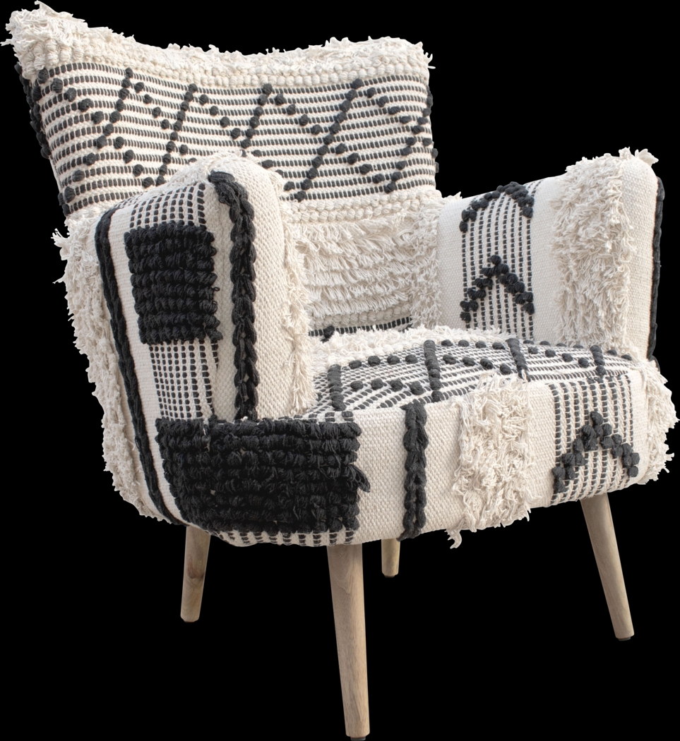 Gulkana White Accent Chair - Thumbnail - Image 1
