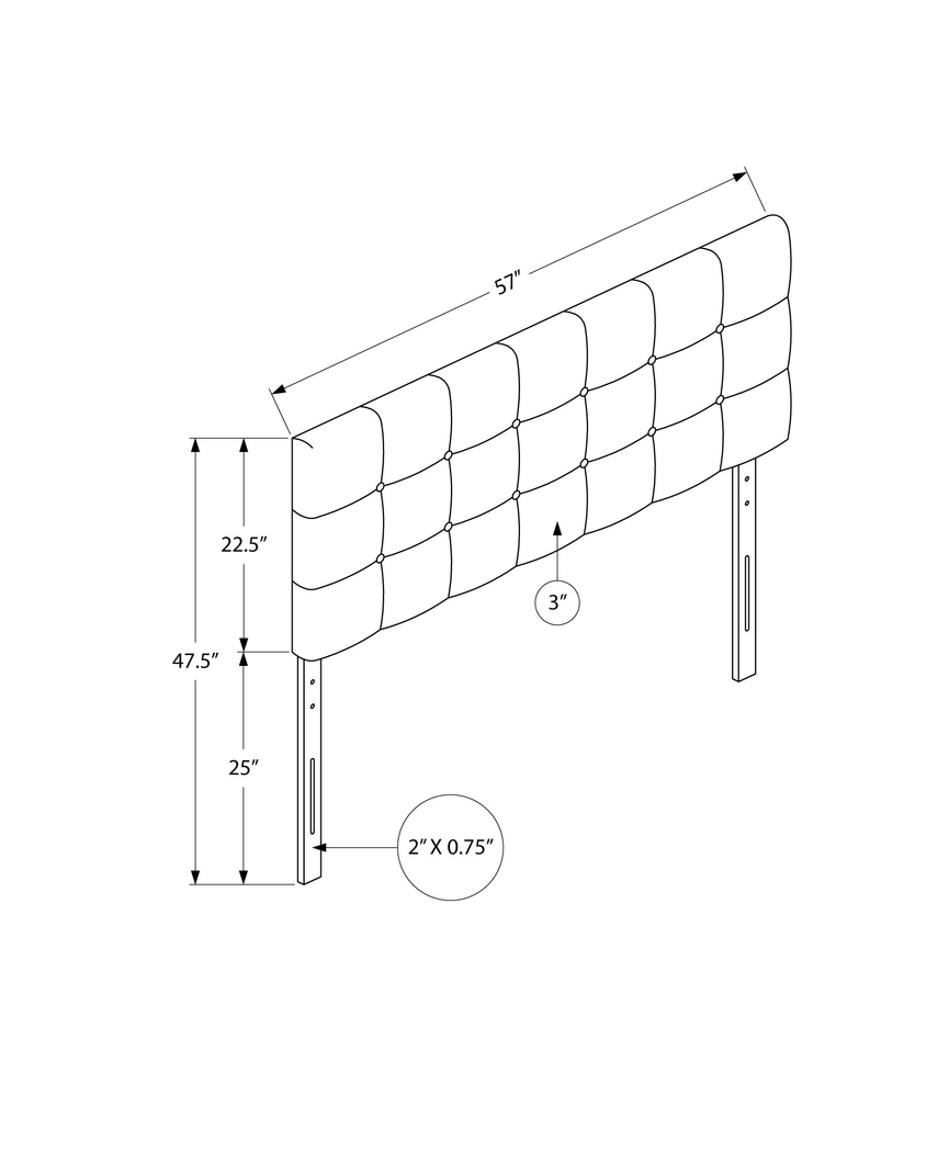 Gullcourt Brown Full Headboard - Thumbnail - Image 4